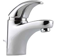 Pegler Monobloc Chrome Basin Mixer with Pop Up Waste